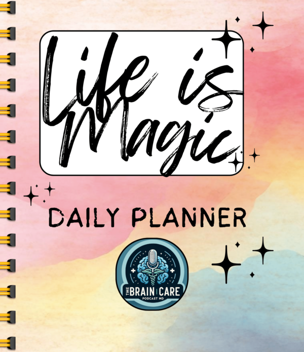 Daily Planner for Brain Health 2024 | CMYK PRINTABLE PDF
